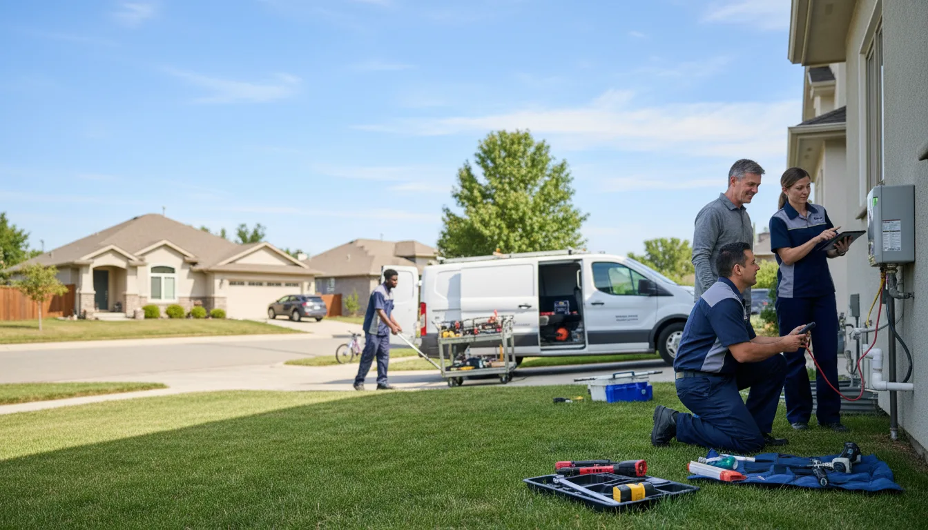Tankless water heater service in Cutler, CA